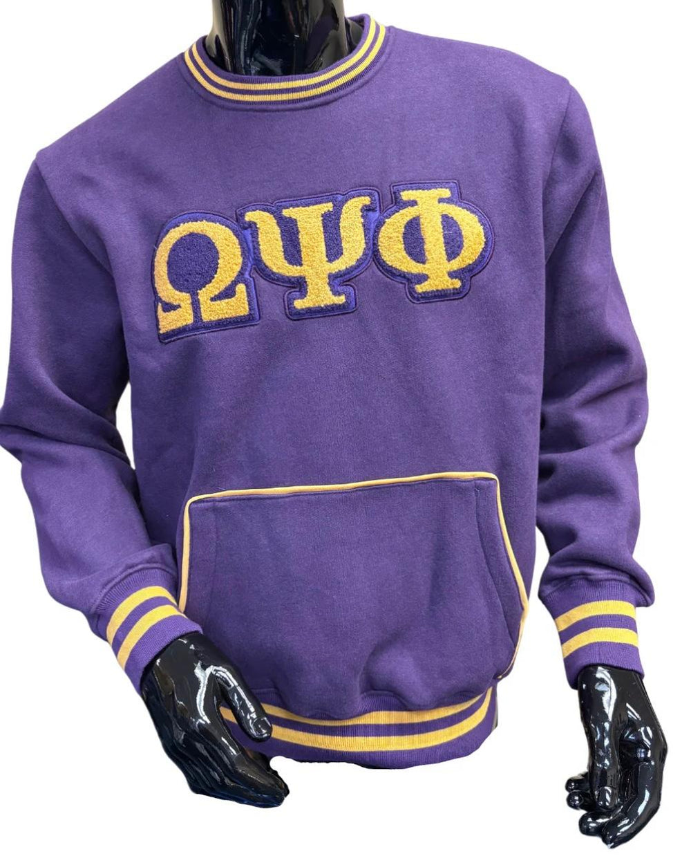 Omega Chenille Sweatshirt w/ Pouch