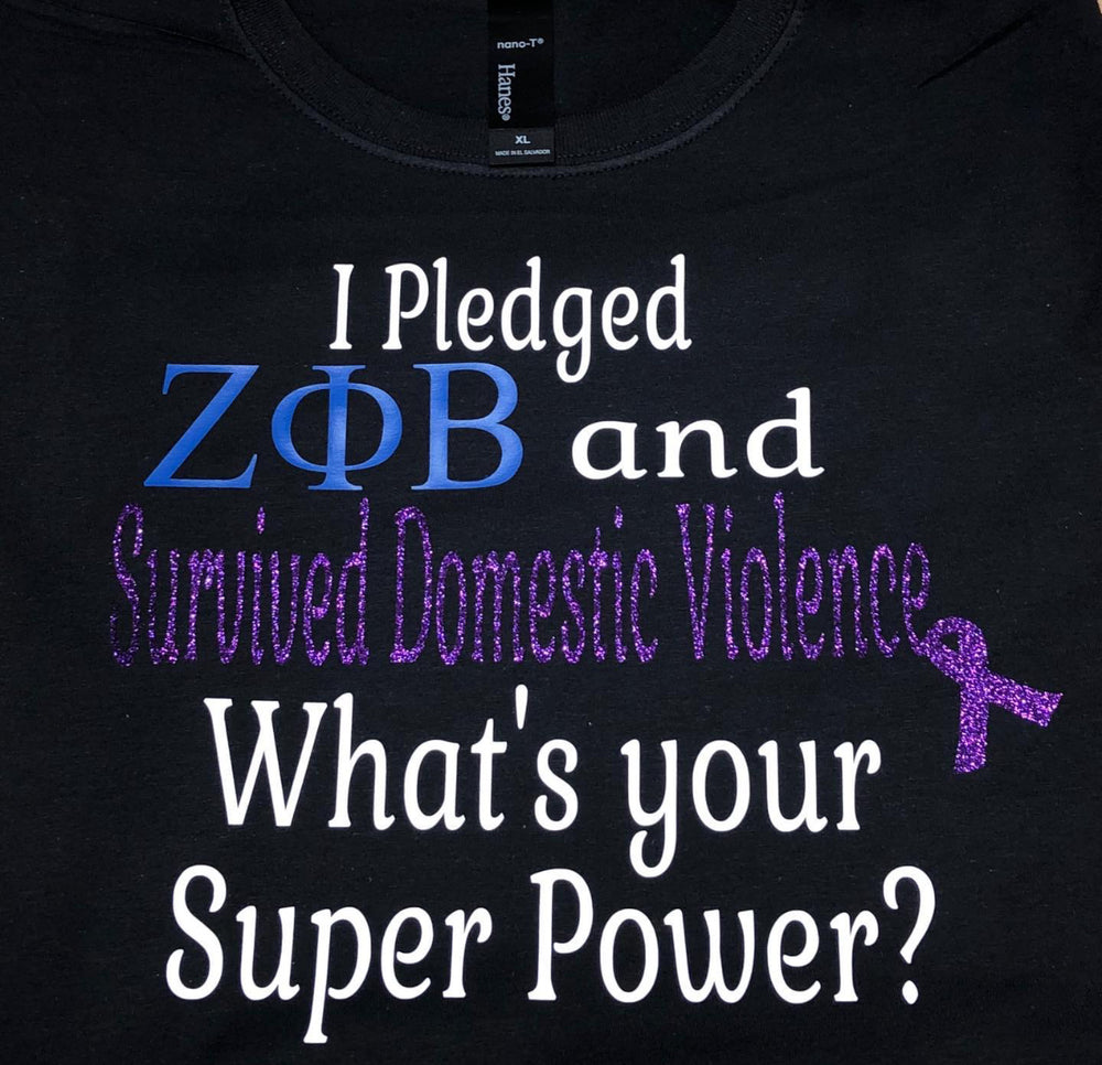 Zeta Domestic Violence Survivor Shirt
