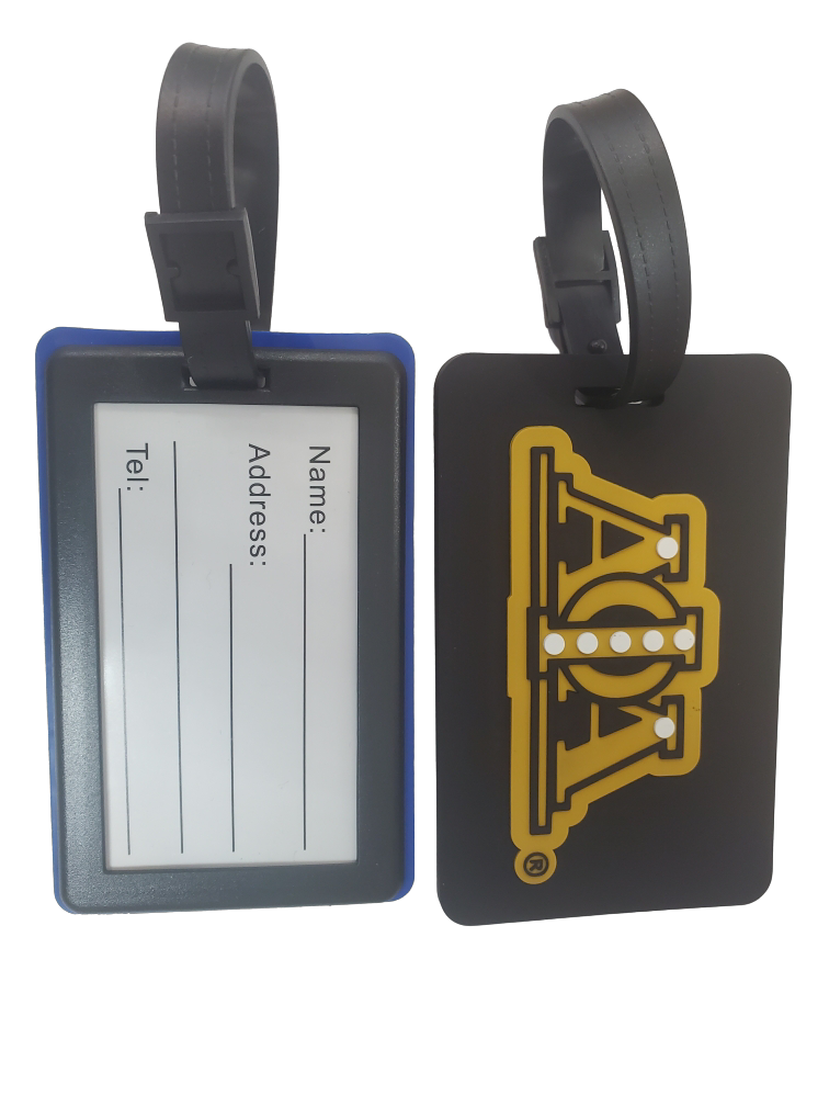 Alpha Silicone Luggage Tag