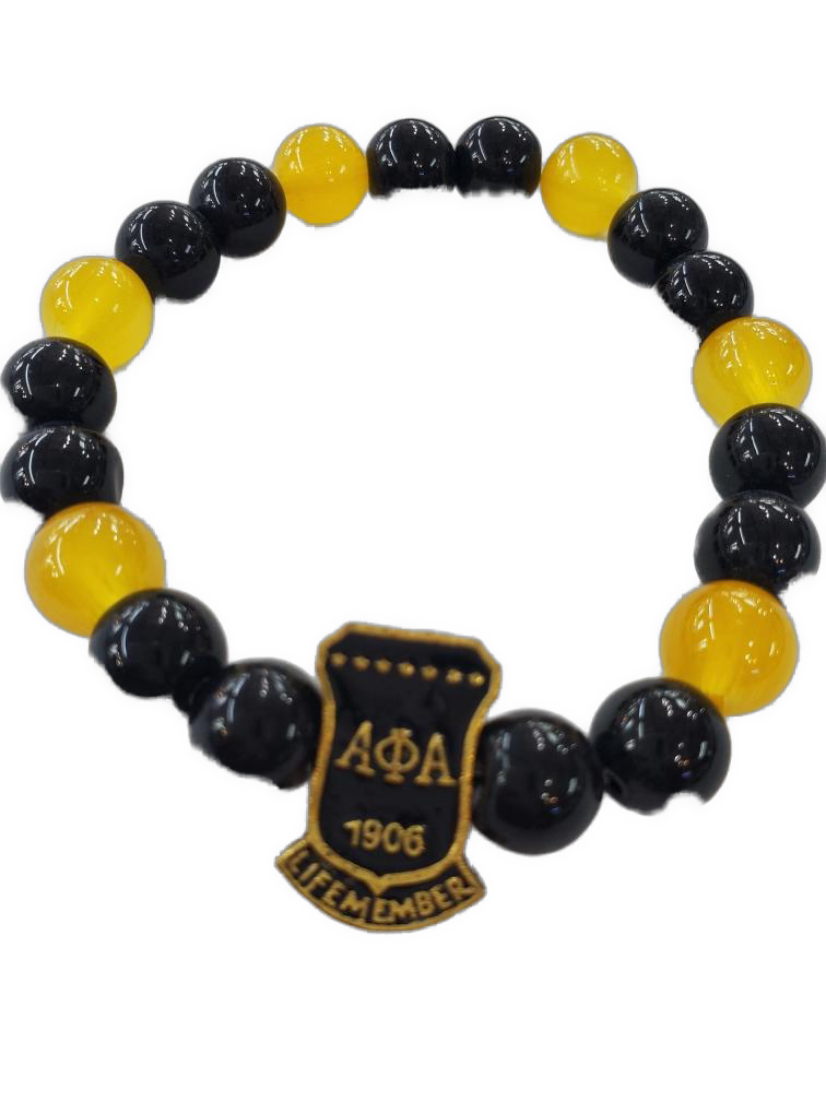 Alpha Beaded Bracelet