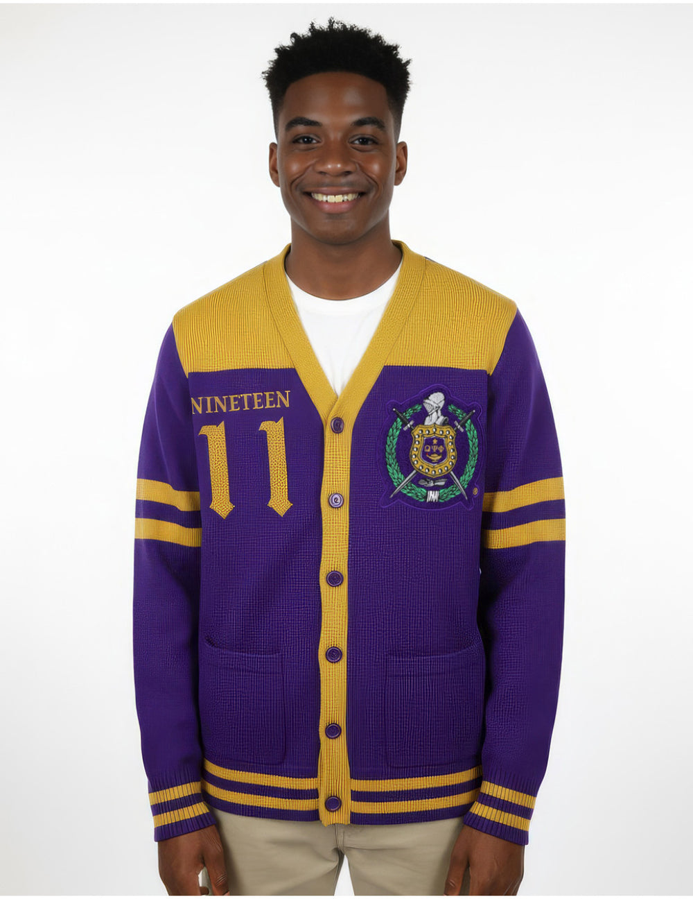 Omega Button Down Sweater Cardigan