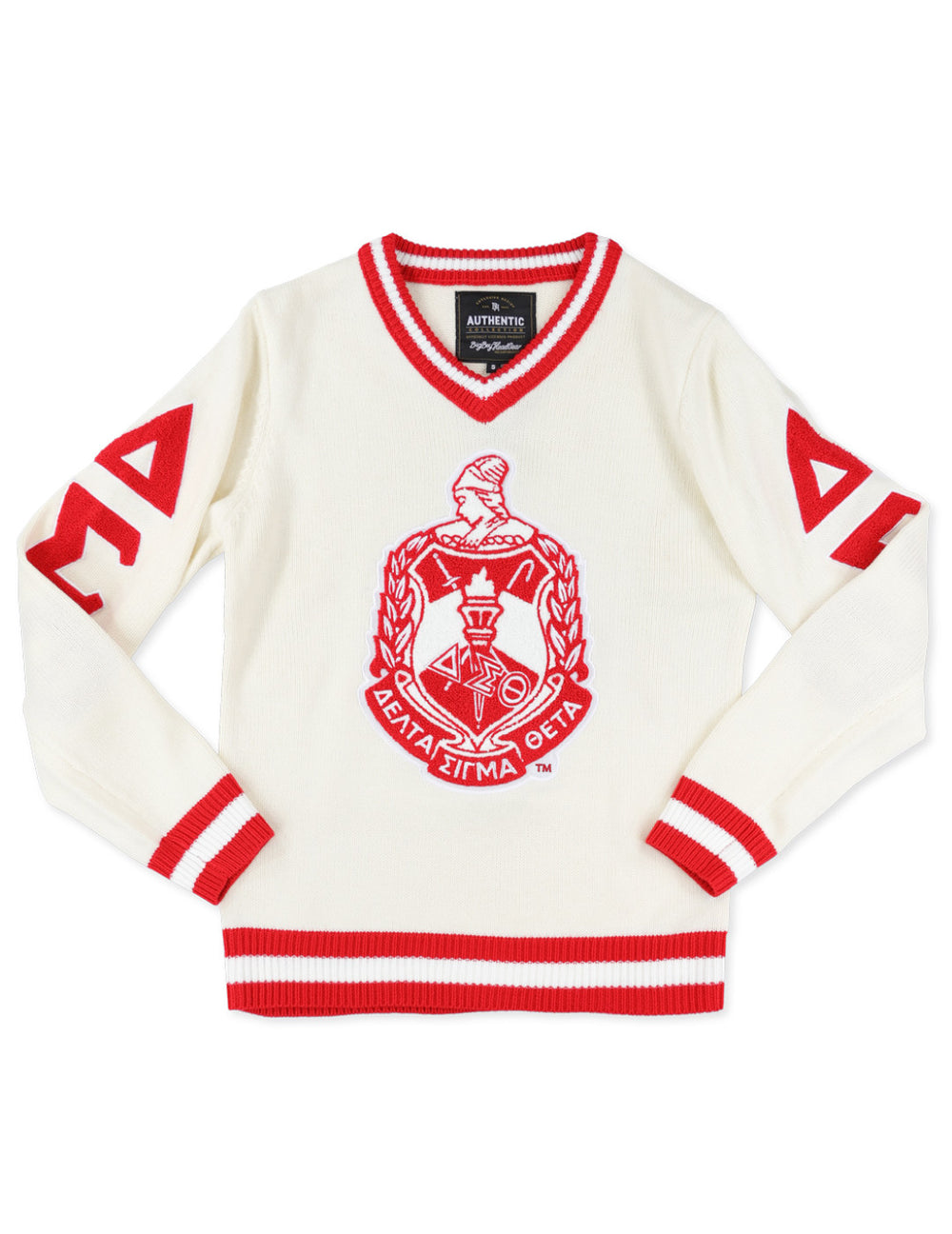 DST V-Neck Chenille Sweater