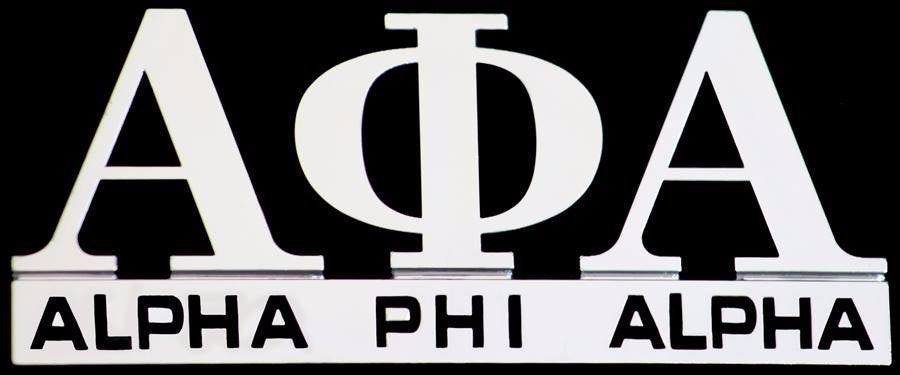 Alpha Chrome Car Decal