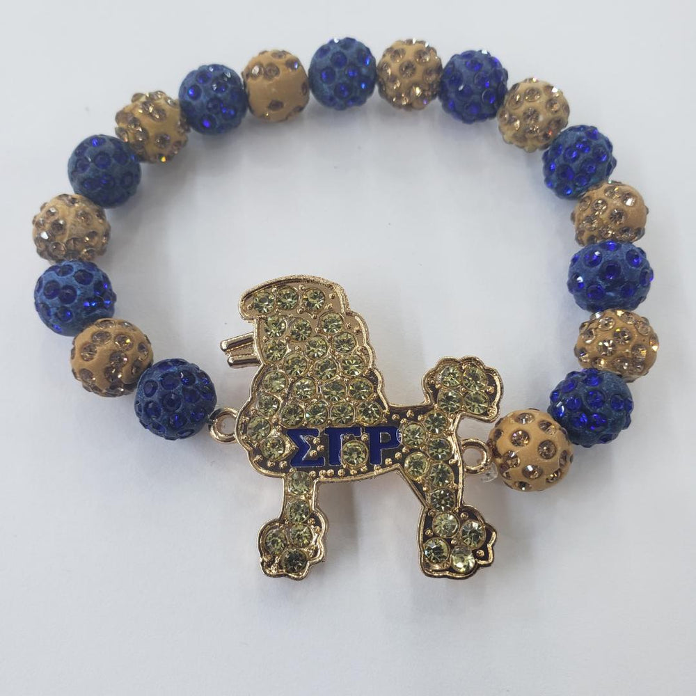 SGRho Beaded Rhinestone Bracelet