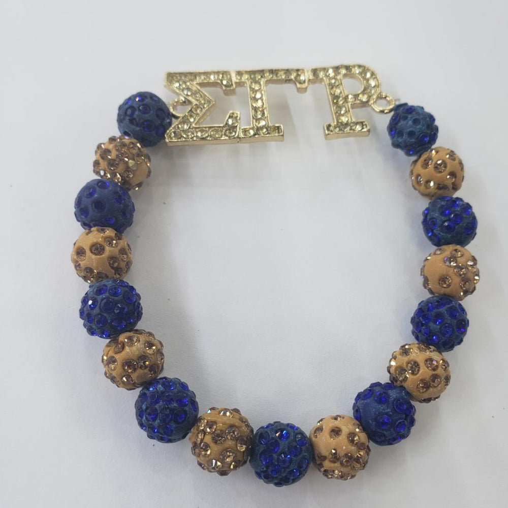 SGRho Beaded Rhinestone Bracelet