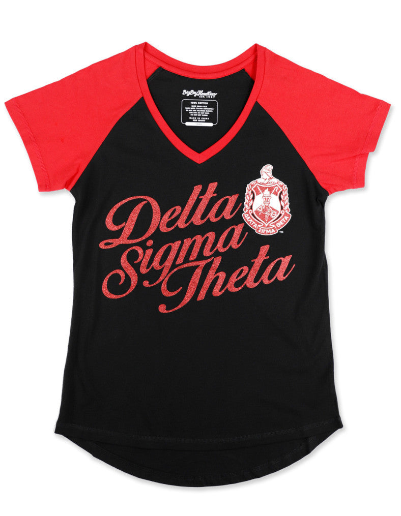 DST Glitter V-Neck Shirt