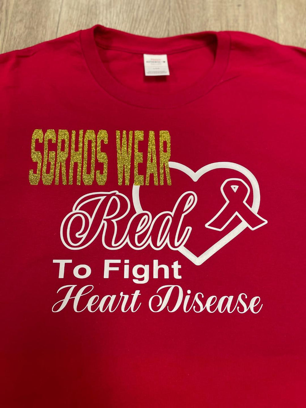 SGRho Wear Red for Heart Disease Shirt