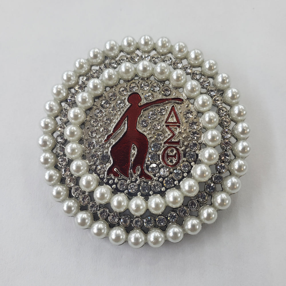DST Round Pearl Fortitude Brooch