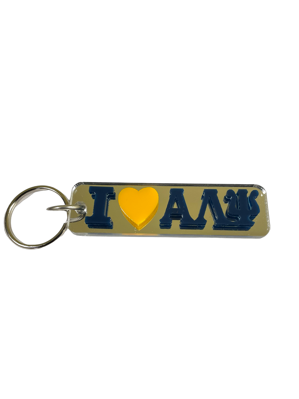 ALP Mirrored Heart Key Chain