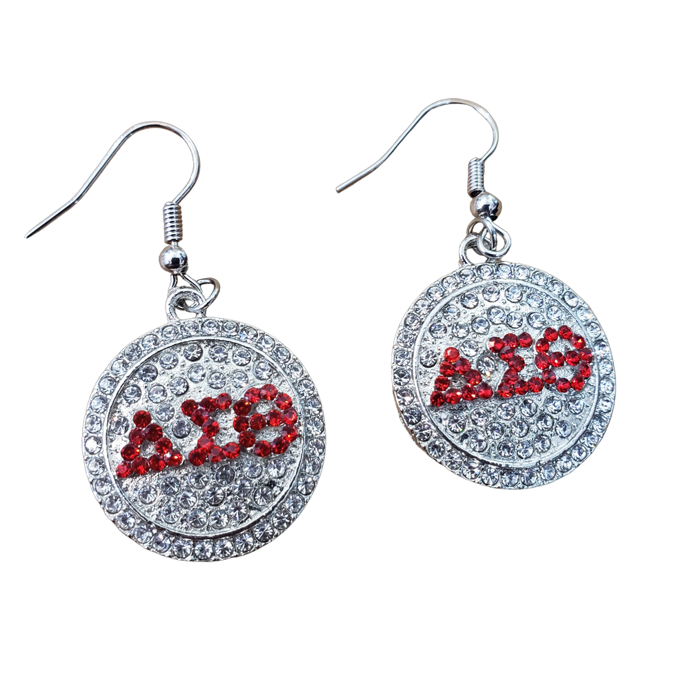 DST Round Rhinestone Earring