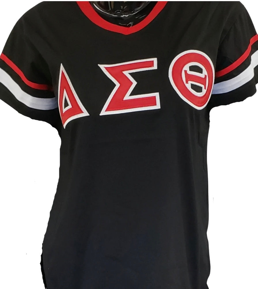 DST V-neck Stripe Shirt