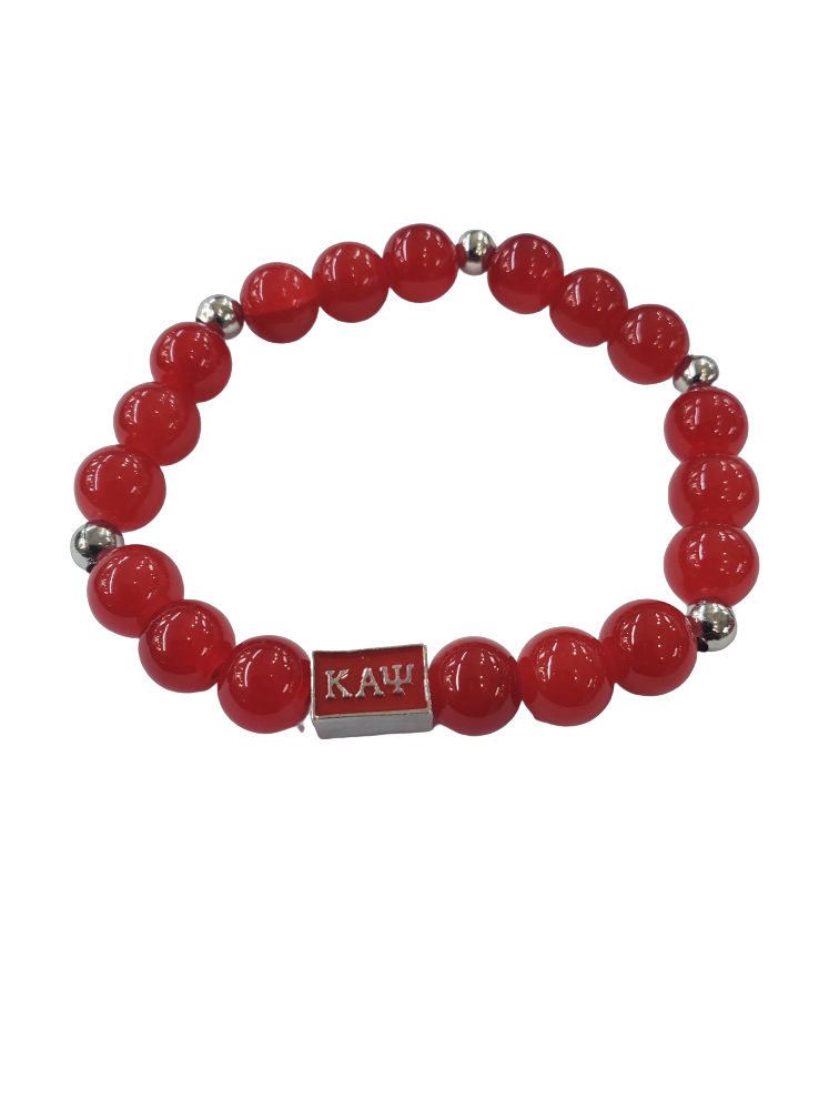 Kappa Square Beaded Bracelet