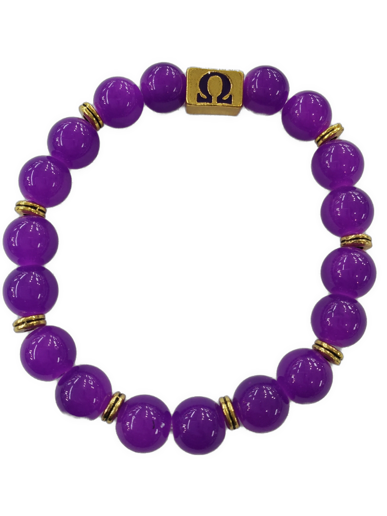 Omega Square Beaded Bracelet