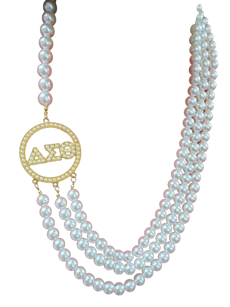 DST Gold & Pearl Layered Necklace