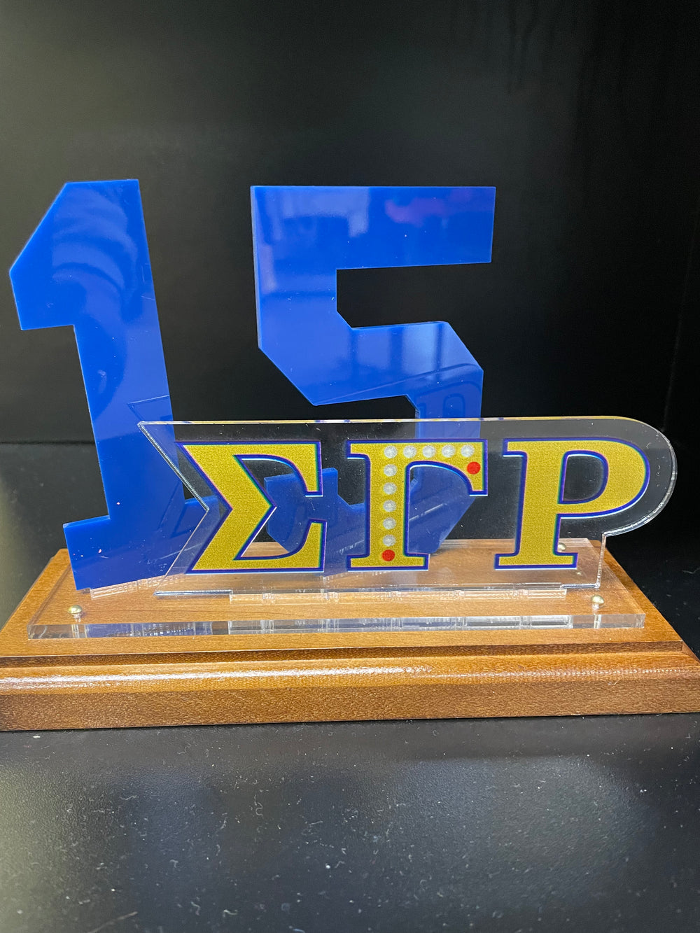 SGRho Wooden Line Number Plaque (CLEARANCE)