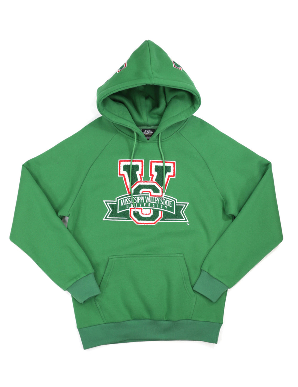 Mississippi Valley State University Plaid Badge Hoodie - Unisex Pullover For Fans & Alumni