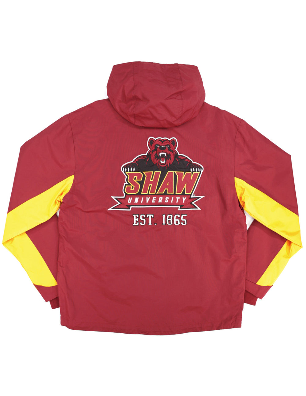 Shaw University Unisex Hooded Rain Jacket