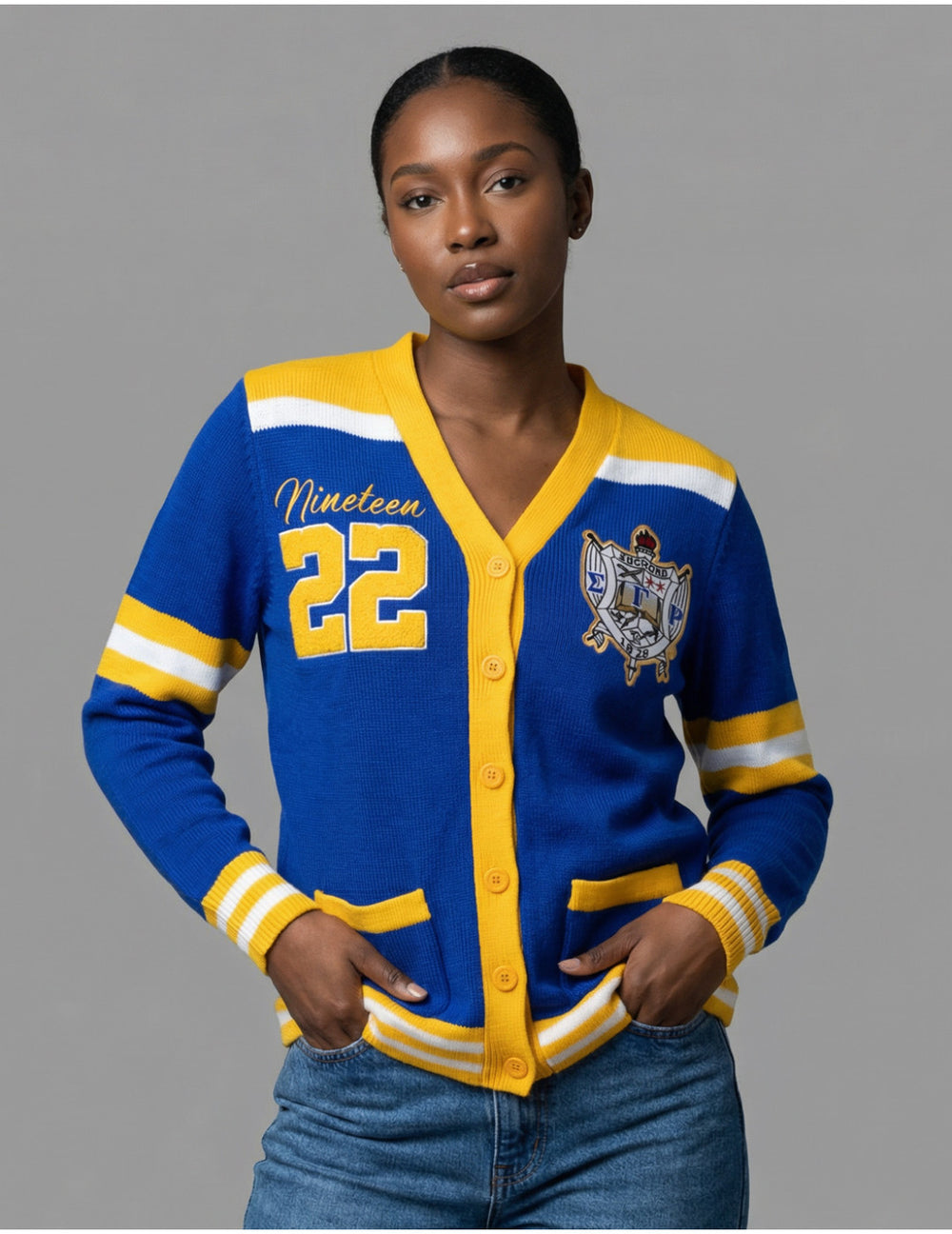 SGRho Button Down Sweater Cardigan