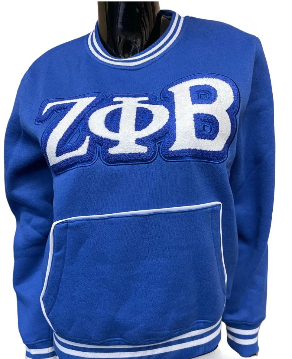 Zeta Chenille Sweatshirt w/ Pouch