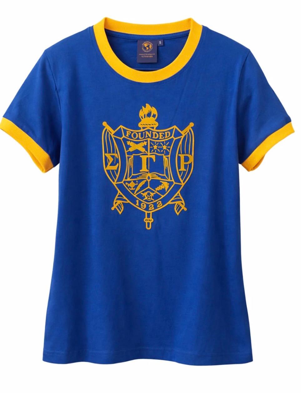 SGRho Shield Ringer Shirt