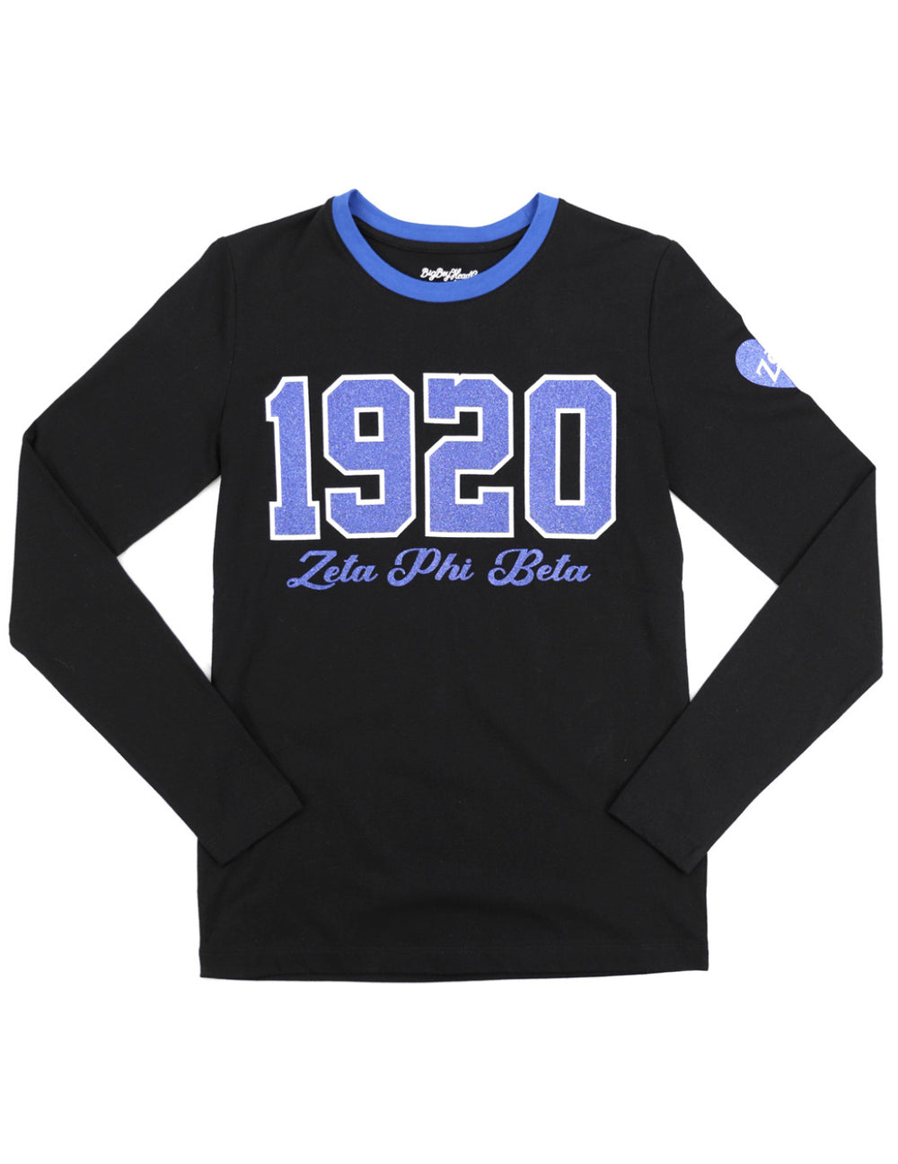 Zeta 1920 Long Sleeve Glitter Shirt