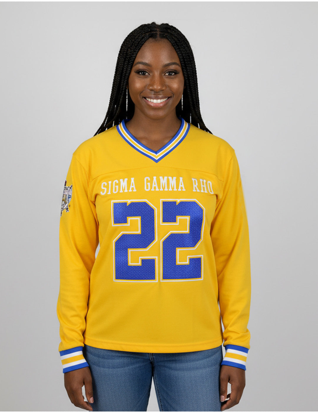 SGRho Long Sleeve V-Neck Jersey