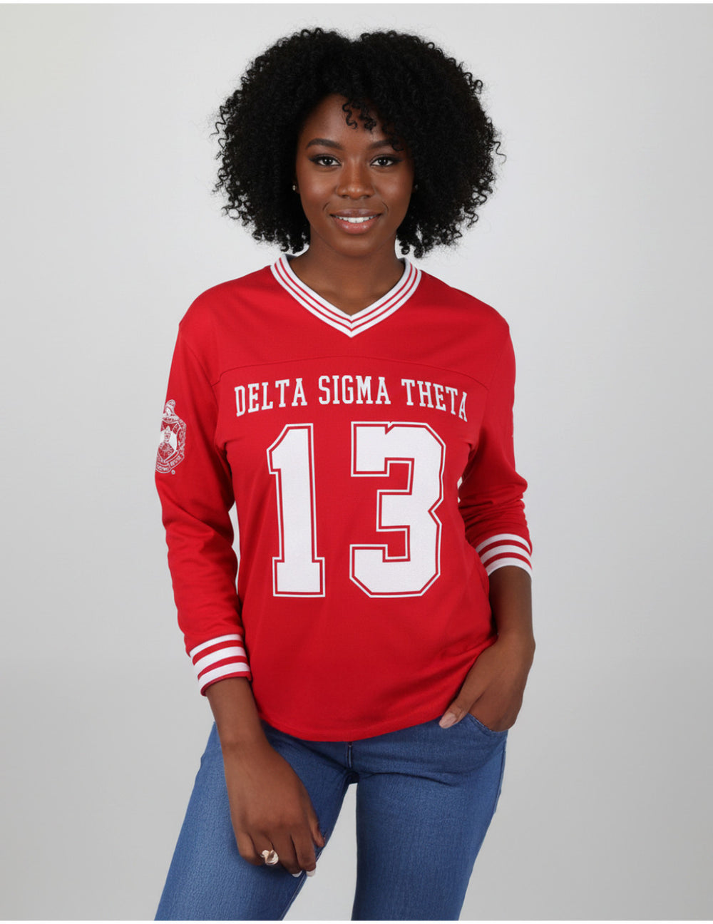 DST Long Sleeve V-Neck Jersey
