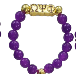 Omega Square Beaded Bracelet