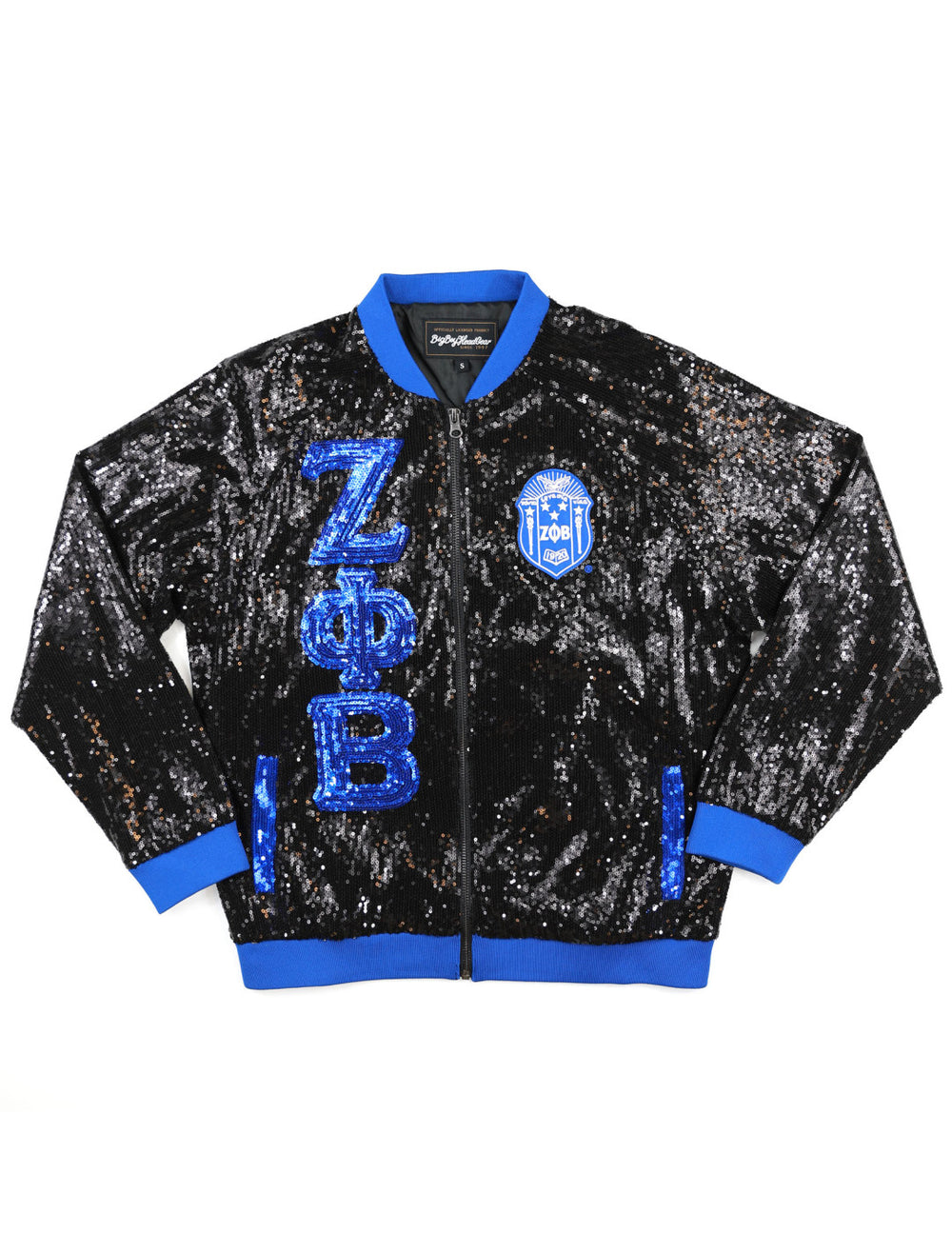 Zeta Satin Sequin Jacket