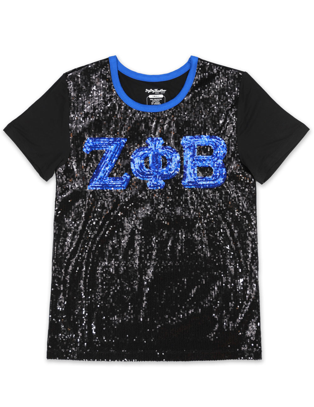 Zeta Sequin Ringer Tee
