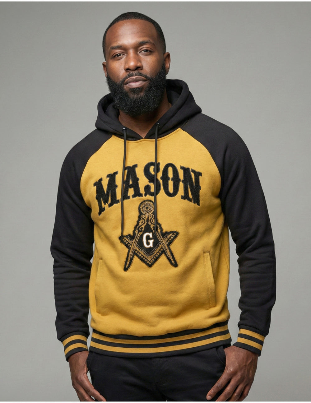 Mason Two-Tone Pullover Hoodie