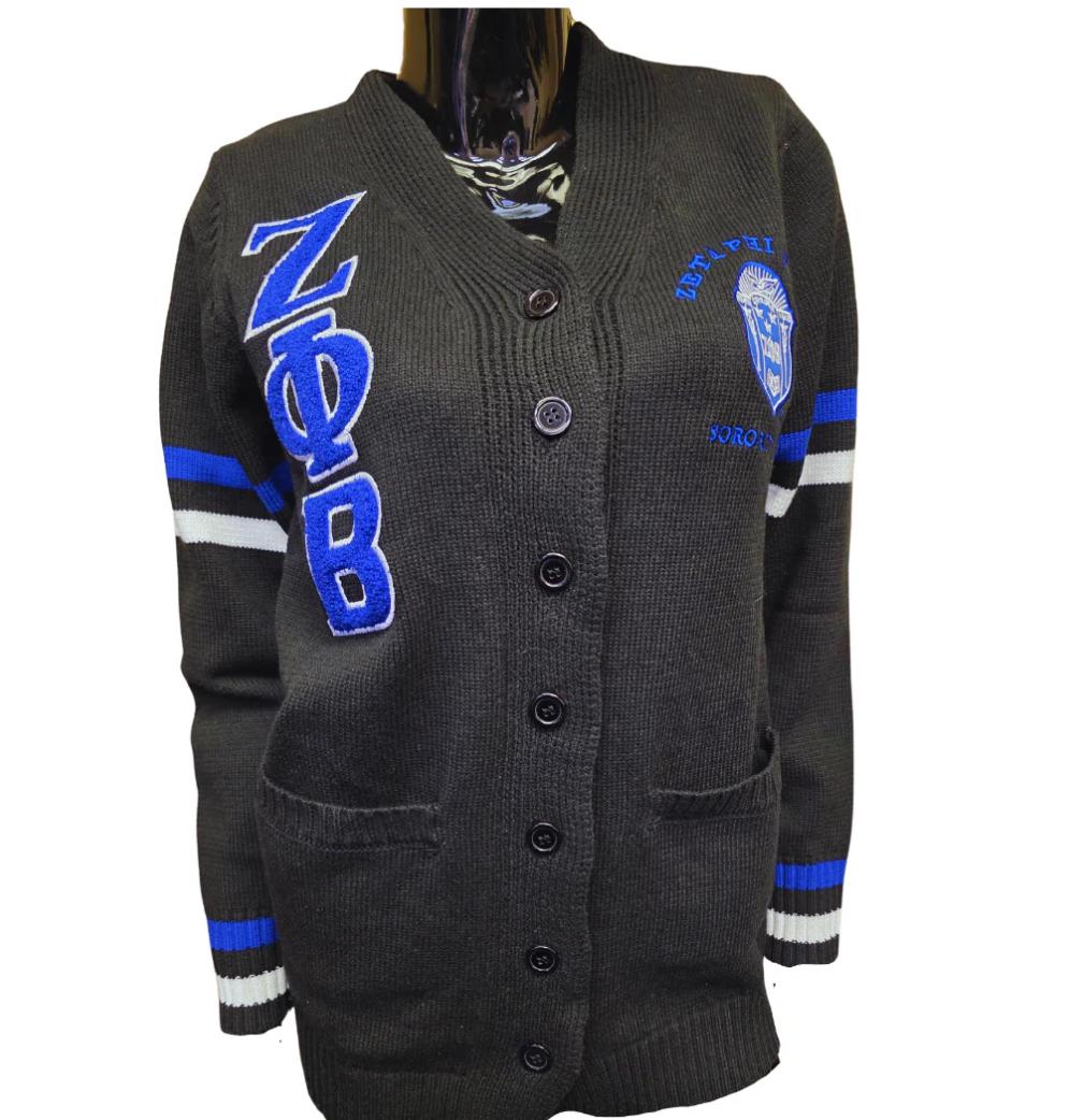 Zeta Varsity Cardigan
