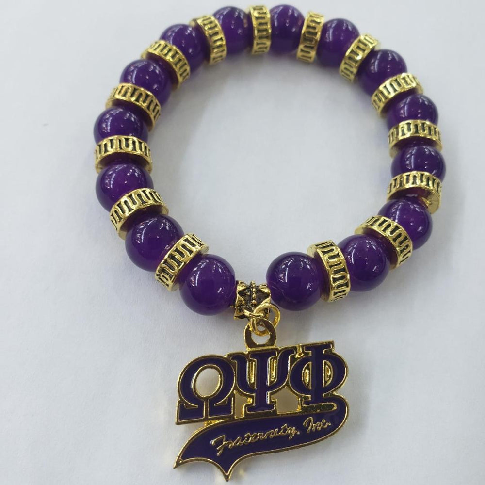 Omega psi phi beaded bracelet shop