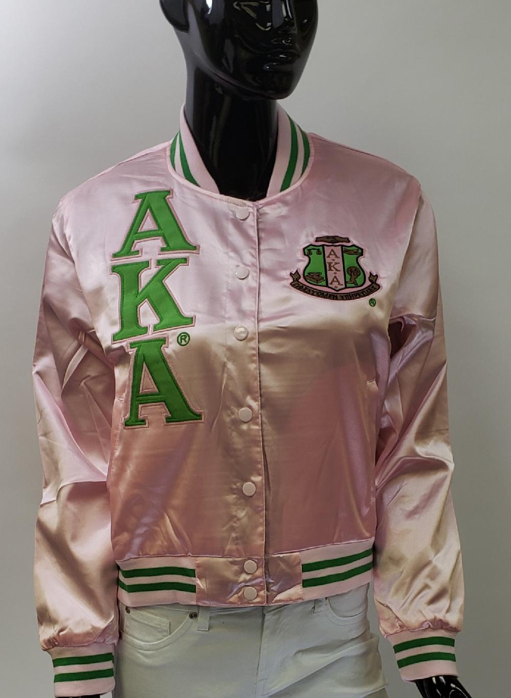 Satin aka jacket on sale