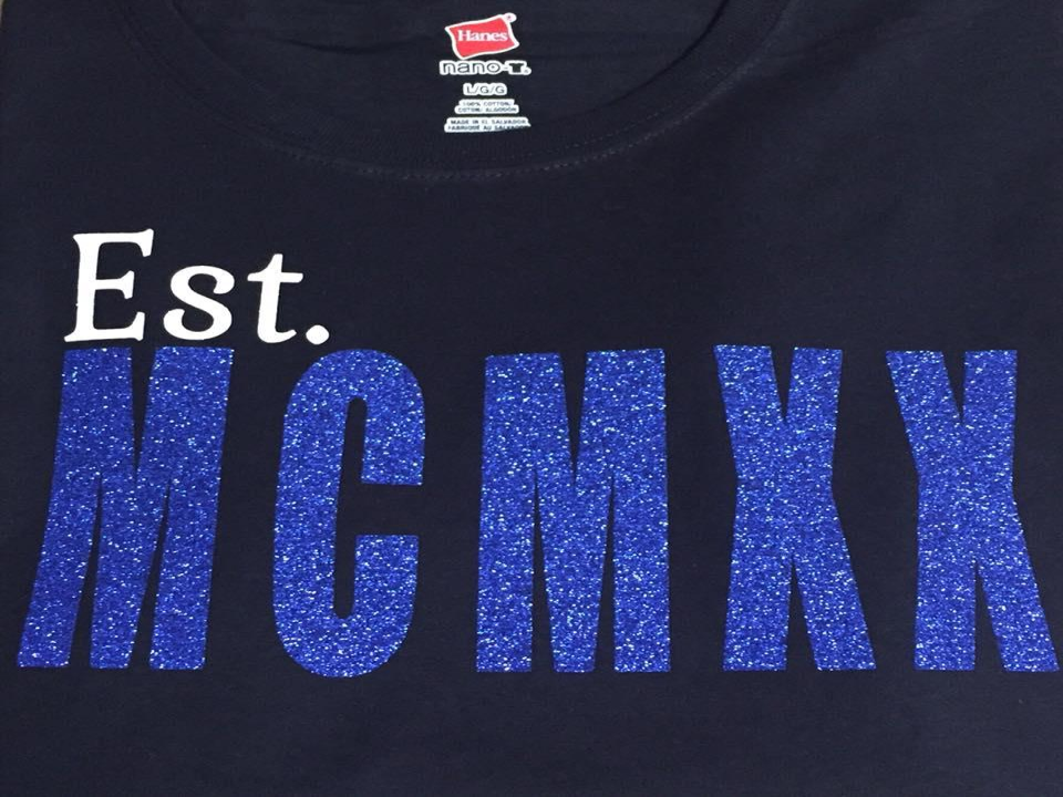 Roman numeral top shirt