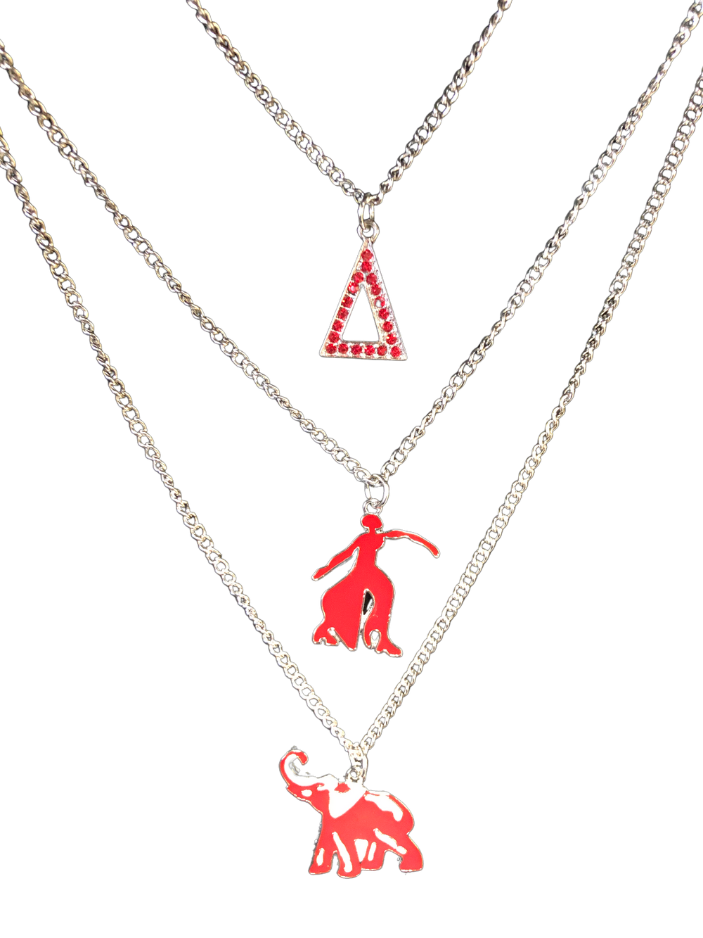 DST Layered Charm Necklace