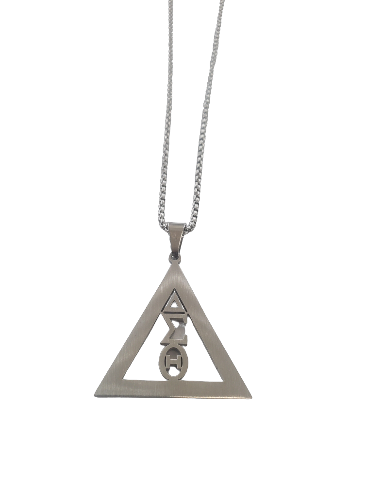 DST Pyramid Letters Necklace