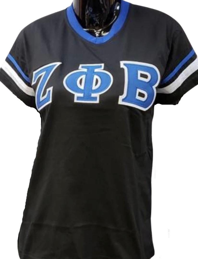 Zeta V-neck Stripe Shirt