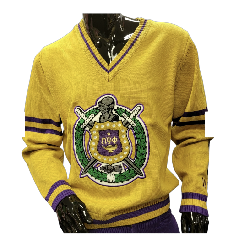 Omega Varsity Chenille Sweater