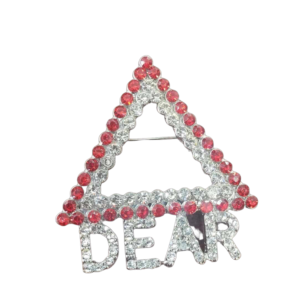 DST Delta Dear Pyramid Brooch