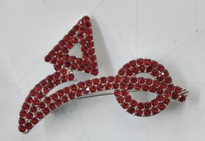 DST Letters Brooch