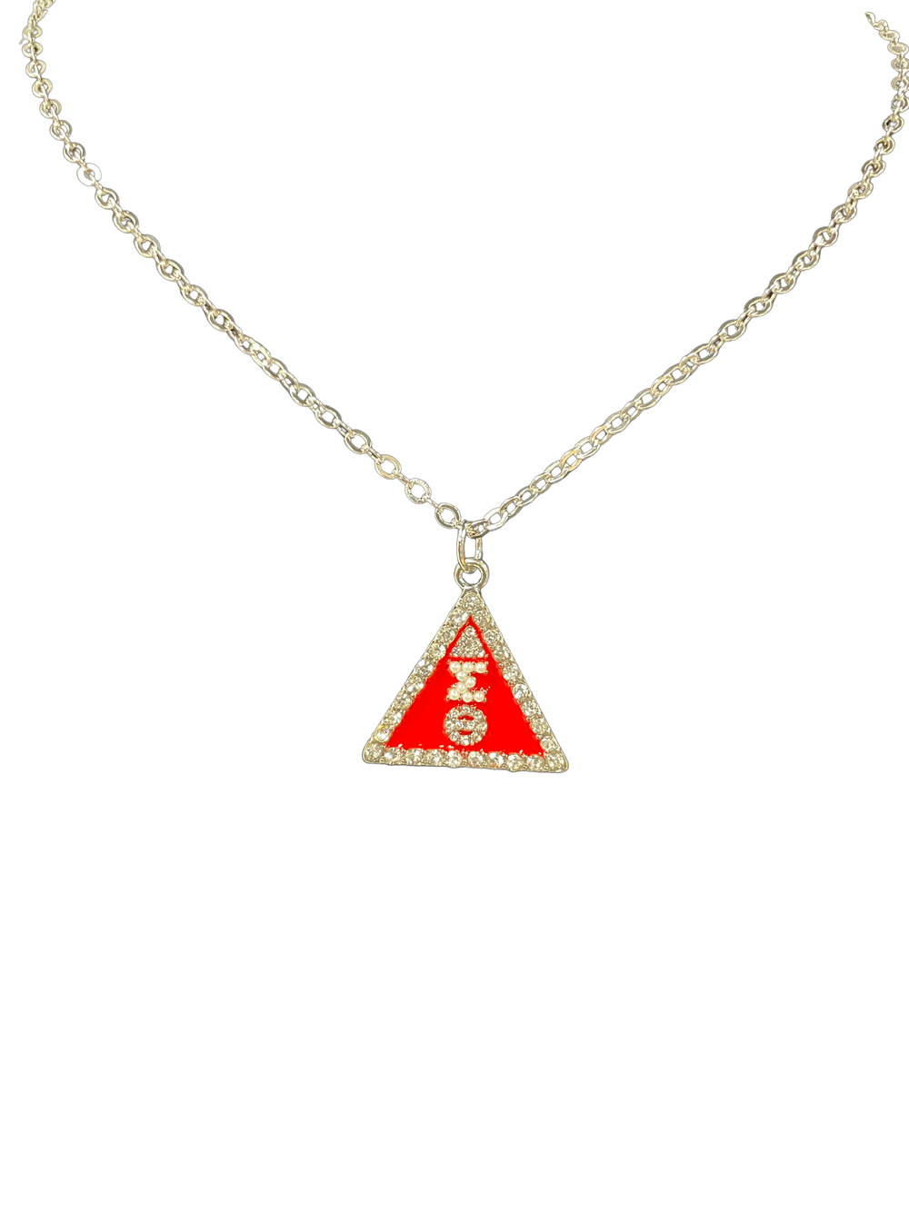 DST Red Pearl Pyramid Jewelry